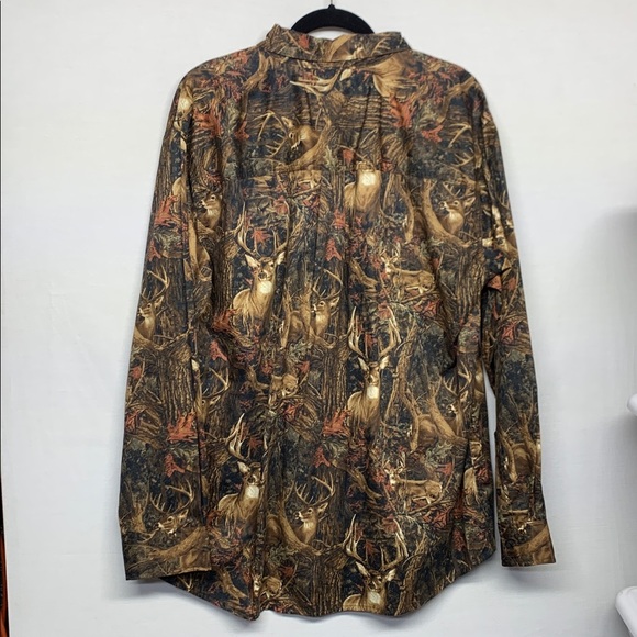 Legacy Falls Outfitters Deer Camo Shirt Large - Picture 8 of 8